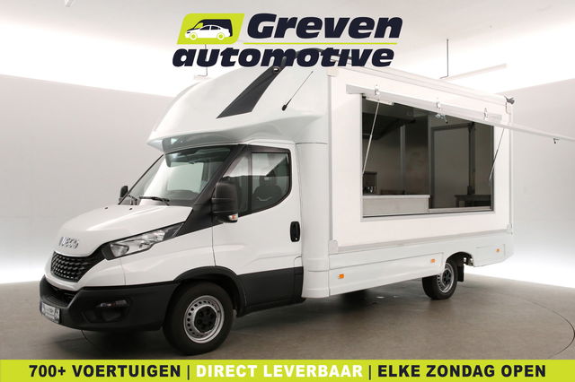 Iveco Daily - 35S14 2.3 410 | Foodtruck | Patatwagen | Bakplaat | Verkoopwagen | Patatkraam | Eventtruck | Frietwagen | Bak Snackwagen | Koeling | Zijdeur | Airco Treeplank
