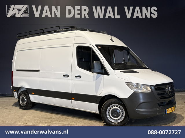 Mercedes-Benz Sprinter - 314 CDI 143pk L2H2 Euro6 Airco | Imperiaal | Trekhaak | Parkeersensoren Bijrijdersbank