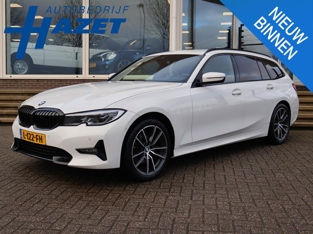 BMW 3 Serie - Touring 320d HIGH EXECUTIVE SPORTLINE 190 PK AUT. *ALPINWEISS* + ELEK. TREKHAAK | LASER LED | 18 INCH | STOEL/STUURWIELVERW.