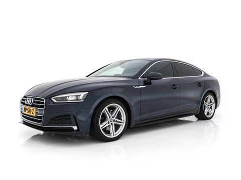 Audi A5 Sportback 1.4 TFSI S-Line Competition Aut. *FULL-LED | LEATHER-FABRIC | SPORT-SEATS | NAVI-FULLMAP | SHIFT-PADDLES | PRIVACY-GLASS | ECC | PDC | CRUISE | 18''ALU*
