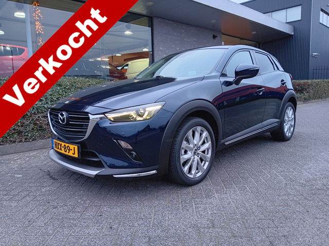 Mazda CX-3 - 2.0 SkyActiv-G 120 GT-M Line AUTOMAAT, Navi, Clima, Head-up, 18" etc. incl. 12 MND BOVAGGARANTIE