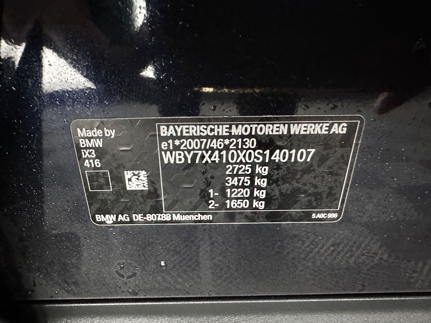 BMW iX3 High Executive 80 kWh [ 3-Fase-11kW ] {SOH-96%} (INCL-BTW) Aut. *PANO | LEATHER | HARMAN/KARDON | FULL-LED | BLINDSPOT | MEMORY-PACK | DIGI-COCKPIT | HEATED-SPORTSEATS | KEYLESS | TOPVIEW | DAB+ | NAVI-FULLMAP | HEAD-UP | PRIVACY-GLASS |