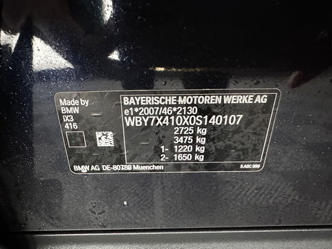 BMW iX3 High Executive 80 kWh [ 3-Fase-11kW ] {SOH-96%} (INCL-BTW) Aut. *PANO | LEATHER | HARMAN/KARDON | FULL-LED | BLINDSPOT | MEMORY-PACK | DIGI-COCKPIT | HEATED-SPORTSEATS | KEYLESS | TOPVIEW | DAB+ | NAVI-FULLMAP | HEAD-UP | PRIVACY-GLASS |