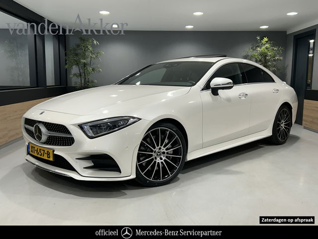 Mercedes-Benz CLS - 450 4Matic AMG // Burmester // 360 Camera // Sunroof // Trekhaak // 20 inch // Designo White // Distronic