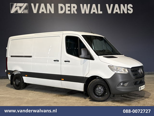 Mercedes-Benz Sprinter - 314 CDI 143k L2H1 Euro6 Airco | Camera | Apple Carplay | Leder | Cruisecontrol | Trekhaak Android Auto, Stoelverwarming, Bijrijdersbank
