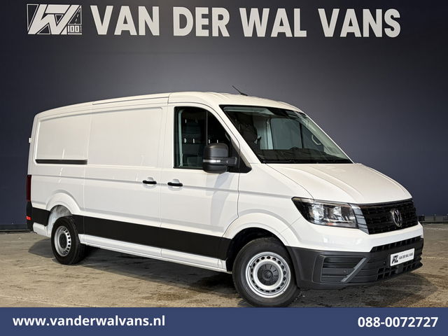 Volkswagen Crafter - 2.0 TDI 141pk L3H2 L2H1 Euro6 Airco | Stoelverwarming | Parkeersensoren Bijrijdersbank