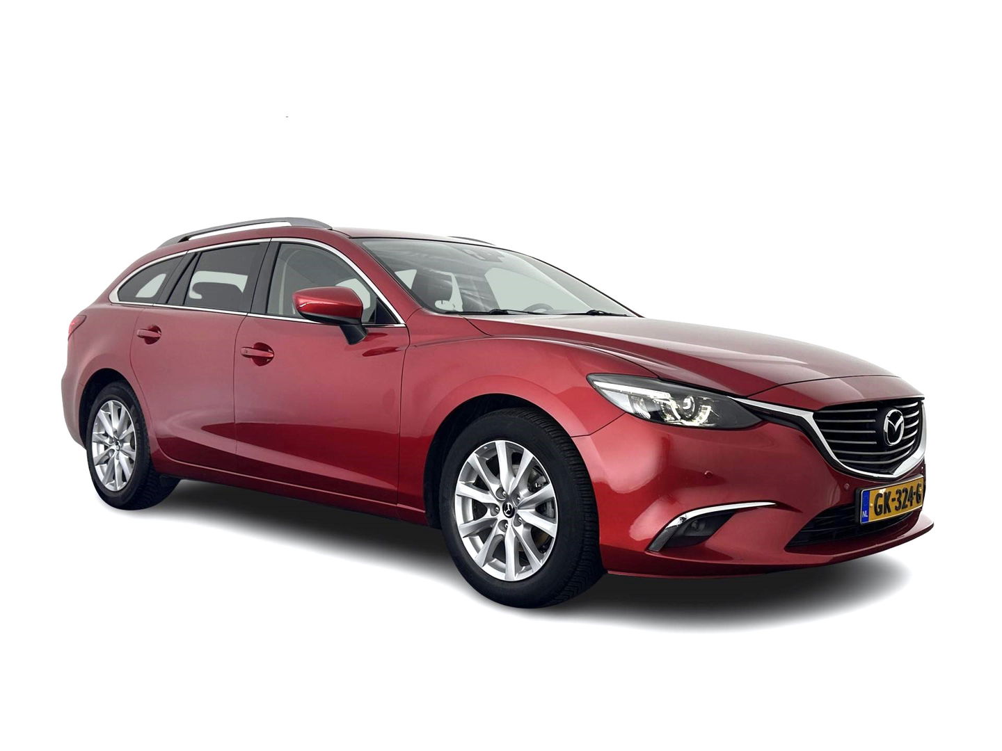 Mazda 6 Sportbreak 2.2D SkyActiv-D 150 Skylease GT *LEATHER | FULL-LED | MEMORY-PACK | HEATED-SPORTSEATS | BLINDSPOT | KEYLESS | DAB+ | NAVI-FULLMAP | ECC | PDC | CRUISE | PRIVACYGLASS |  17''ALU*