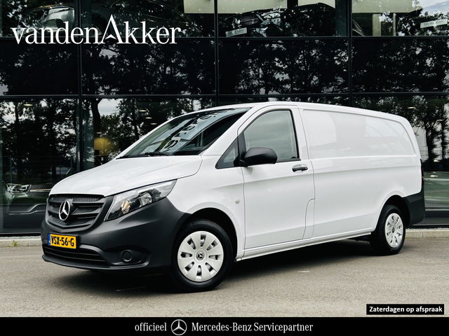 Mercedes-Benz Vito - 110 CDI L2 Lang RWD // Airco // Achterklep // 12 mnd Garantie // 2000kg // Bank // Radio // CV // Betimmering // Wieldoppen