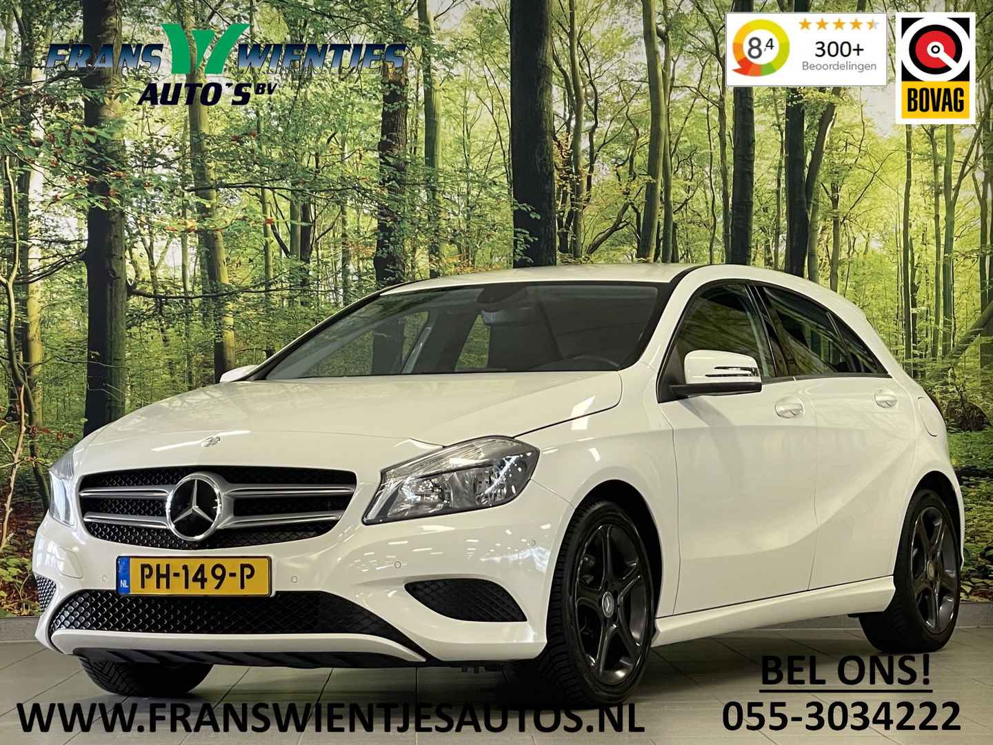 Mercedes-Benz A-Klasse 180 Ambition | Cruise Control | Parkeersensoren | Elektrische Bestuurdersstoel + Memory | Bluetooth | Isofix | Navigatie | Elektrisch Bedienbare Spiegels