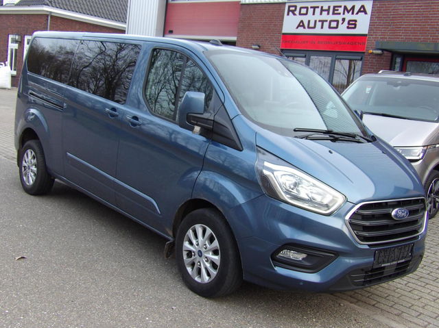 Ford Transit Custom - 2.0 TDCi 130PK AUTOMAAT 2021 MARGE 1eEIGENAAR DUBCAB 2x SCHUIFDEUR NAVIGATIE CAMERA VELE EXTRA'S