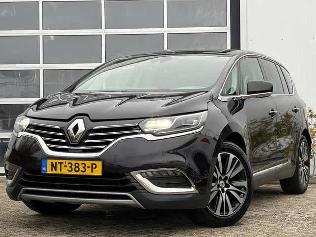 Renault Espace - 1.6 dCi Initiale Paris 7p. 161pk | Achteruitrijcamera | Cruise control adaptief | 4 Control | Elektrisch glazen schuif-/kanteldak | Lederen bekleding | Navigatiesysteem full map | Voorstoel(en) met massagefunctie | Full options!