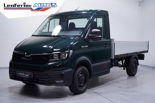 MAN TGE - 2.0 TDI 140 pk L3 Pick Up / Open Laadbak Airco Apple Carplay, Cruise Control, LxBxH 345x203x40 cm, 2-Zits