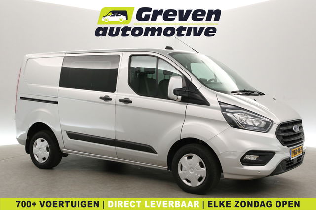 Ford Transit Custom - 2.0 TDCI L1H1 | MARGE | DC | 6-Zits | Airco | Cruise | Carplay | Navi | Trekhaak | Parkeersens.