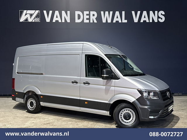Volkswagen Crafter - 2.0 TDI 141pk L3H3 L2H2 Euro6 Airco | 3000kg Trekhaak | Cruisecontrol | Chauffeursstoel Bijrijdersbank