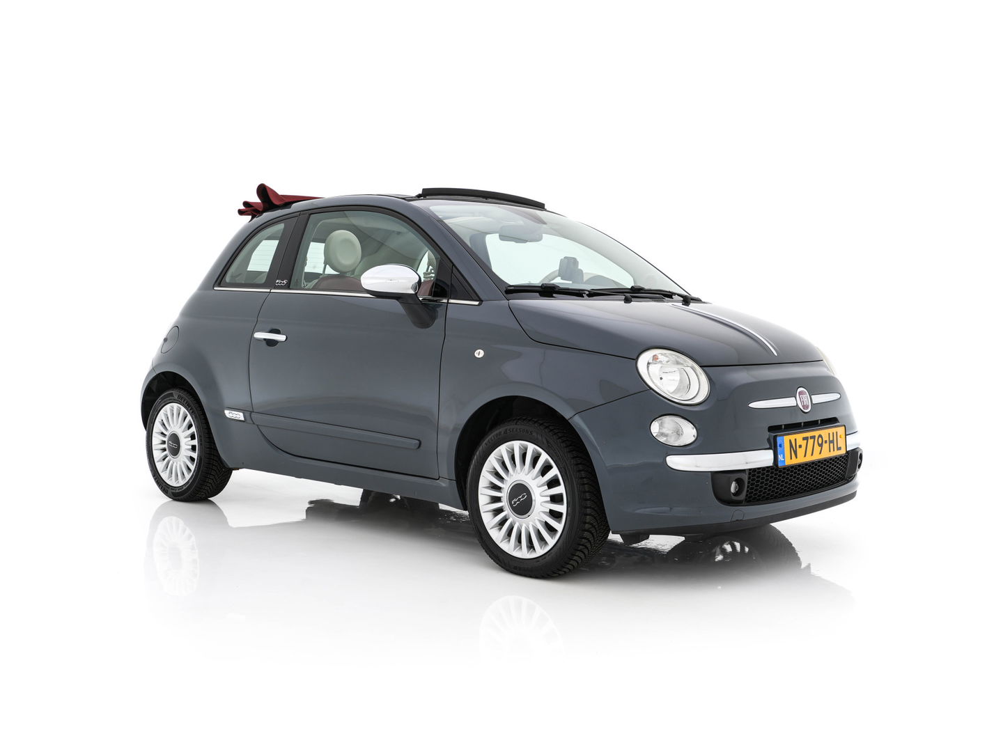 Fiat 500C 1.2 Lounge *LEATHER | TOM-TOM-NAVI | AIRCO | PDC | HEATED-COMFORTSEATS | INTERSCOPE-SOUNDSYSTEM | 15''ALU*