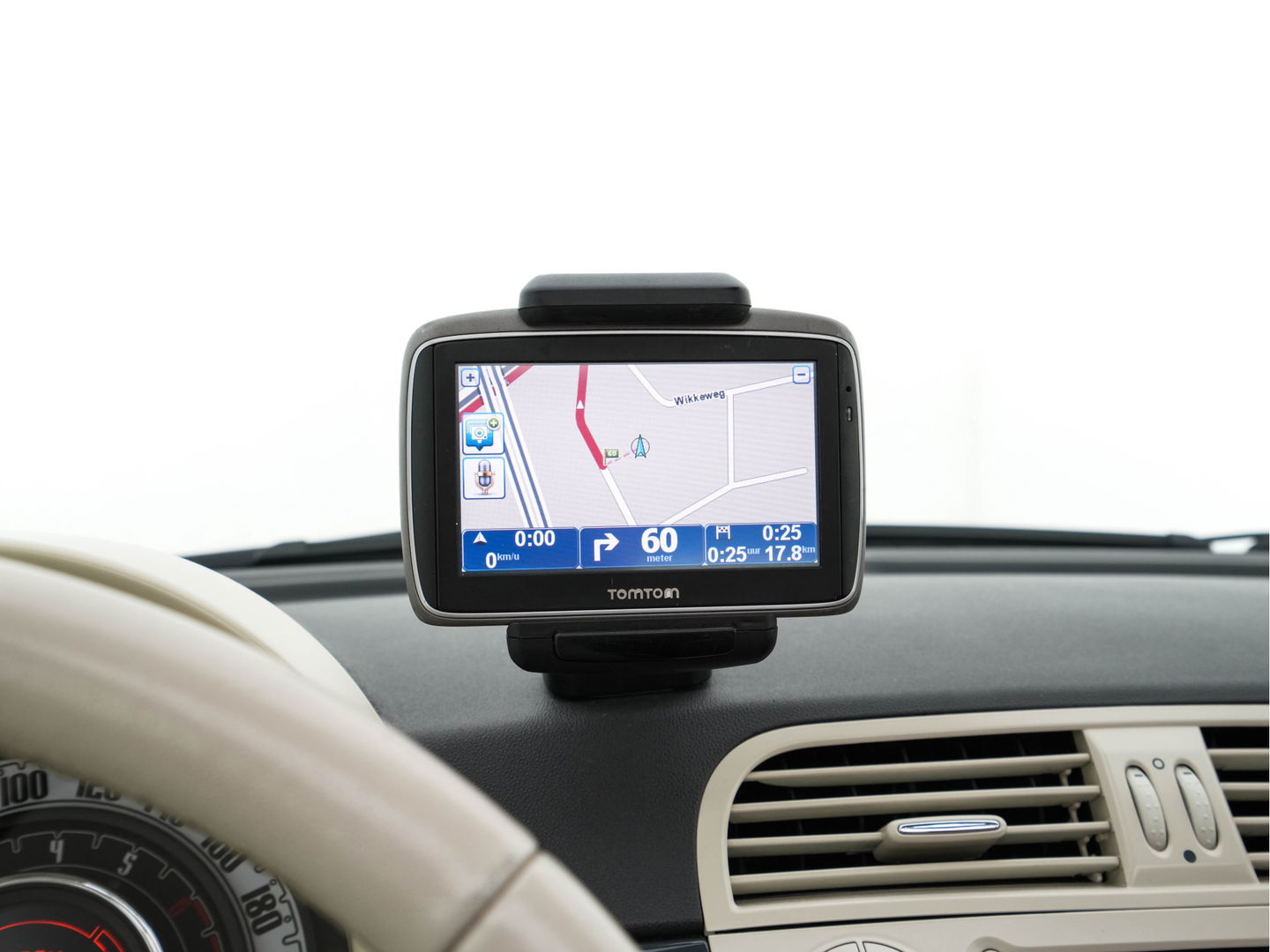 Fiat 500C 1.2 Lounge *LEATHER | TOM-TOM-NAVI | AIRCO | PDC | HEATED-COMFORTSEATS | INTERSCOPE-SOUNDSYSTEM | 15''ALU*