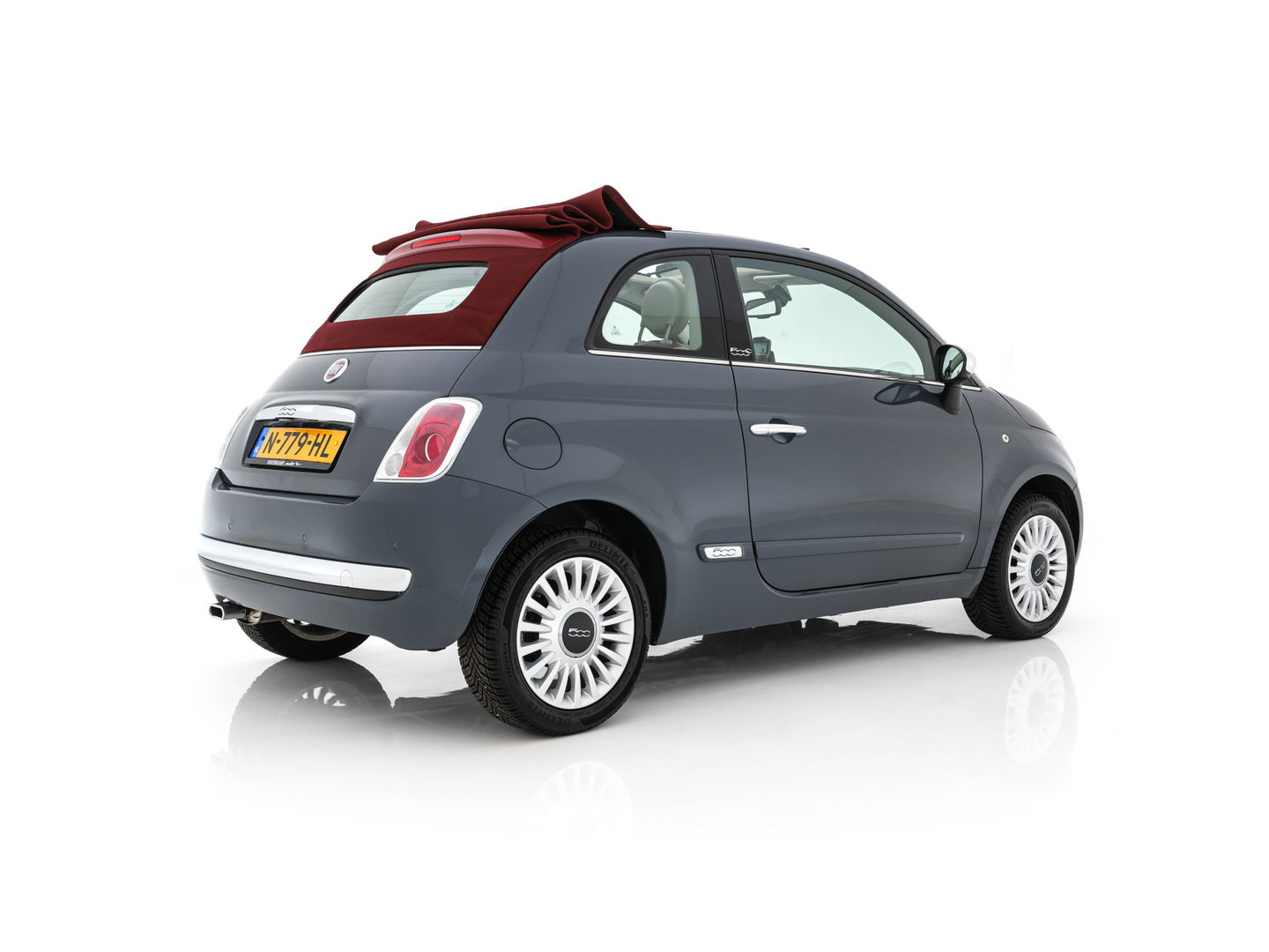 Fiat 500C 1.2 Lounge *LEATHER | TOM-TOM-NAVI | AIRCO | PDC | HEATED-COMFORTSEATS | INTERSCOPE-SOUNDSYSTEM | 15''ALU*