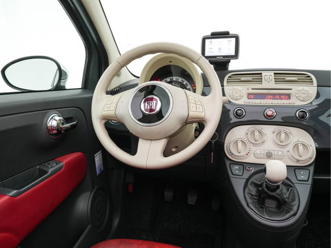 Fiat 500C 1.2 Lounge *LEATHER | TOM-TOM-NAVI | AIRCO | PDC | HEATED-COMFORTSEATS | INTERSCOPE-SOUNDSYSTEM | 15''ALU*