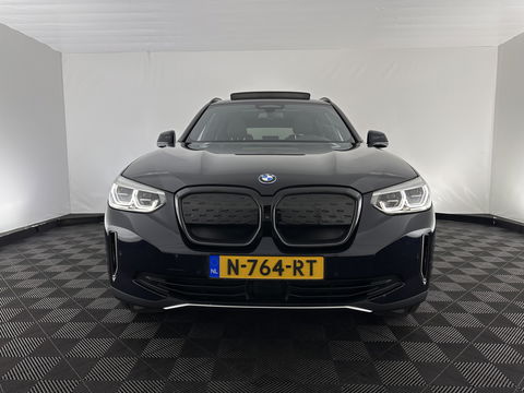 BMW iX3 High Executive 80 kWh [ 3-Fase-11kW ] {SOH-98%} (INCL-BTW) Aut. *PANO | LEATHER | HARMAN/KARDON | FULL-LED | BLINDSPOT | MEMORY-PACK | DIGI-COCKPIT | HEATED-SPORTSEATS | KEYLESS | TOPVIEW | DAB+ | NAVI-FULLMAP | HEAD-UP | PRIVACY-GLASS | .