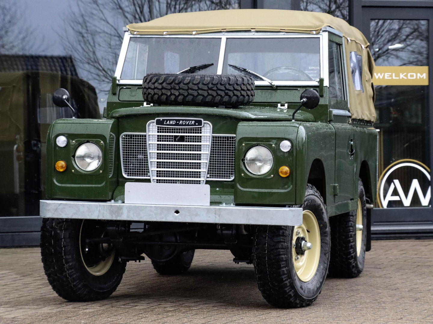 Land Rover 88 Series III Santana | Sofftop | Compl. gerestaureerd | Oldtimer | BTW verrekenbaar!