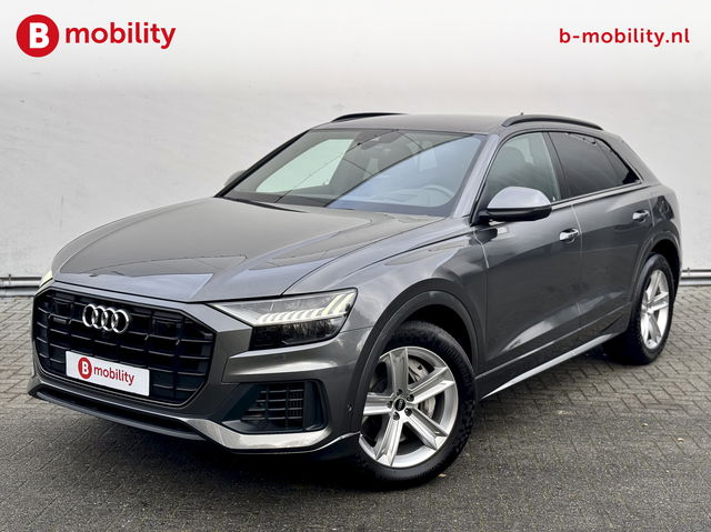 Audi Q8 - 55 TFSI e Hybride Quattro Pro Line Plus Trekhaak 3.500kg Head Up Display | Adaptive Cruise Control | Bang& Olufsen | Stoelverwarming/Ventilatie | 360 Camera