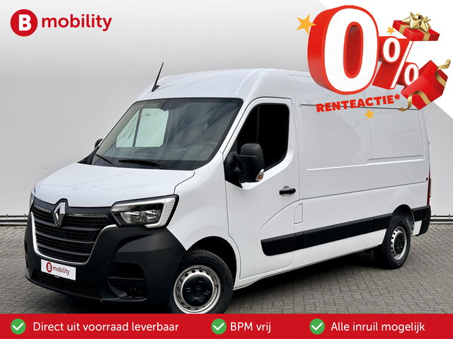 Renault Master - T35 2.3 dCi 135PK L2H2 V/A €14 Per Dag!! Comfort Rijklaar! NIEUW 10x VOORRAAD | Trekhaak | Betimmering | Navigatie | PDC