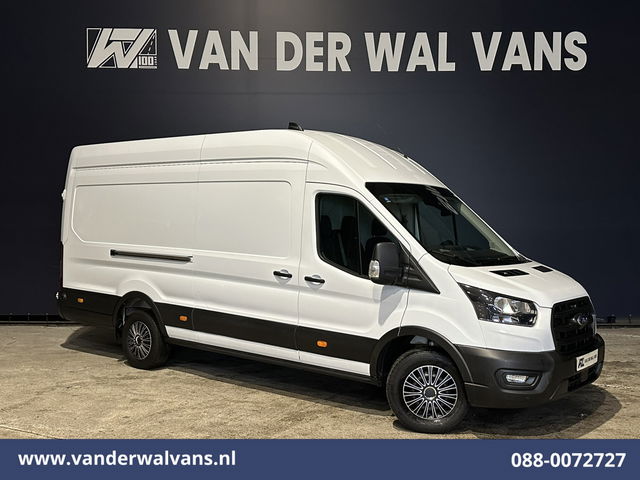 Ford Transit - 2.0 TDCI 131pk L4H3 Euro6 Airco | Camera | Cruisecontrol | Verwarmde voorruit Parkeersensoren, Bijrijdersbank