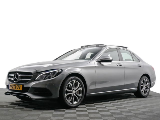 Mercedes-Benz C-Klasse - 350 e Prestige Plus Aut- Panoramadak, Burmester, Sport Leder, Camera, Keyless
