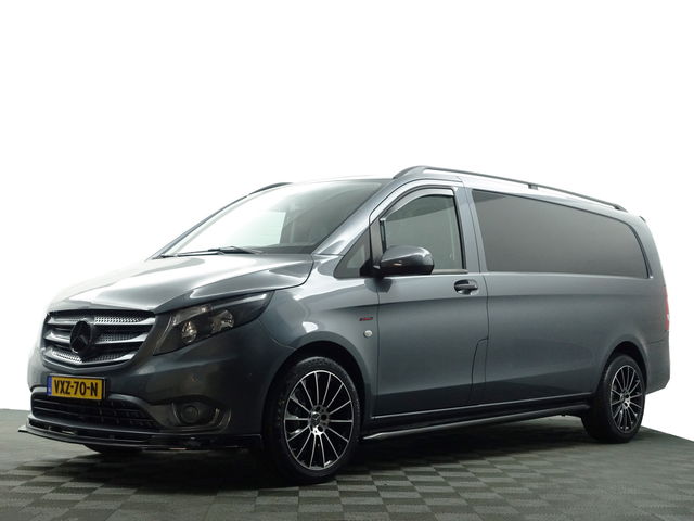 Mercedes-Benz Vito - 116 CDI XL AMG Night Edition- 3 Pers, Leder, Stoelverwarming, Park Assist, Cruise, Clima, Sidebars