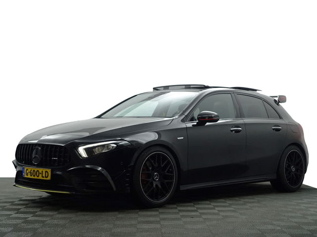 Mercedes-Benz A-Klasse - 250 AMG Premium Plus Aut- Sport uitlaat, Panoramadak, Sfeerverlichting, Aero Package, Yellow Art