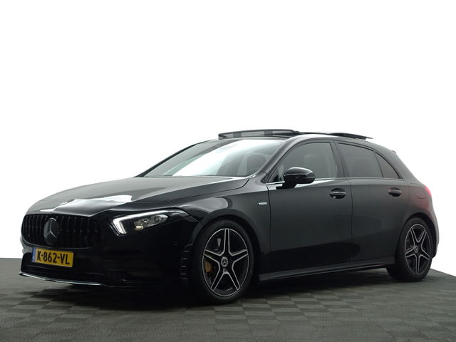 Mercedes-Benz A-Klasse - 250 AMG Premium Plus Aut- Panoramadak, Sfeerverlichting, Two Tone Sport Leder Interieur, Xenon Led, Night Package