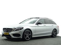 Mercedes-Benz C-Klasse - Estate 180 AMG Night Edition Aut- Panoramadak, Xenon Led, Sfeerverlichting, Burmester, Stoelverwarming, Keyless