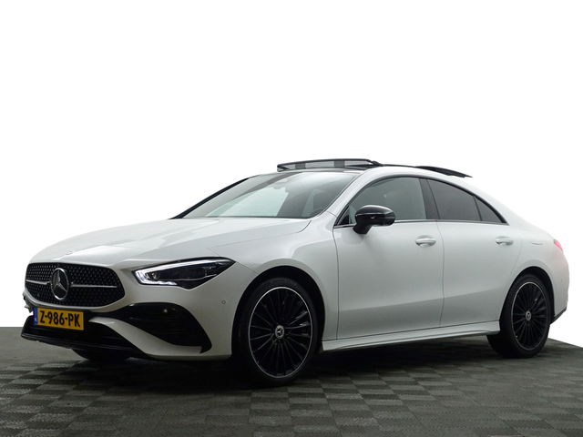 Mercedes-Benz CLA - 250 e AMG Line Aut- Facelift, 360 camera, Stoplicht camera, Burmester Audio, Panoramadak, Sfeerverlichting