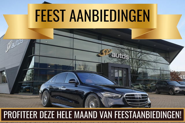 Mercedes-Benz S-Klasse - S450e AMG 408pk Panoramadak 4-wielsturing Burmester3d Luchtvering 4x Stoelkoeling Nappa leder 1e Eigenaar!