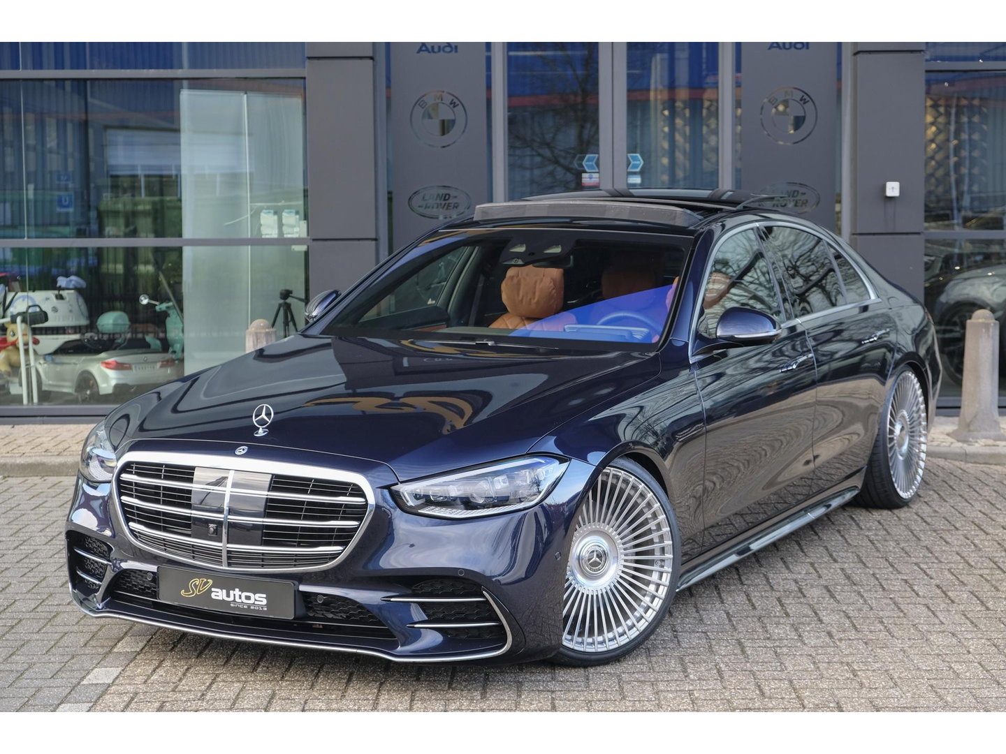 Mercedes-Benz S-Klasse S450e AMG 408pk Panoramadak 4-wielsturing Burmester3d Luchtvering 4x Stoelkoeling Nappa leder 1e Eigenaar!