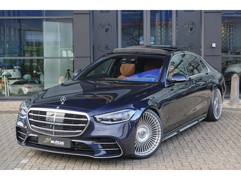 Mercedes-Benz S-Klasse S450e AMG 408pk Panoramadak 4-wielsturing Burmester3d Luchtvering 4x Stoelkoeling Nappa leder 1e Eigenaar!
