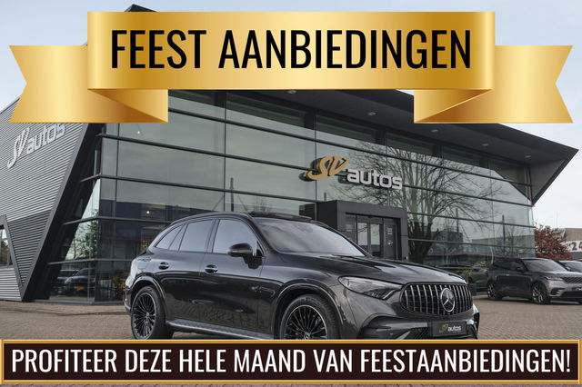Mercedes-Benz GLC - GLC400e 381pk AMG Panoramadak *BTW* Luchtvering 4-wielbesturing Burmester3d Stoelkoeling Night pakket 20" LMV BOMVOL!!!