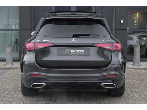 Mercedes-Benz GLC GLC400e 381pk AMG Panoramadak *BTW* Luchtvering 4-wielbesturing Burmester3d Stoelkoeling Night pakket 20" LMV BOMVOL!!!