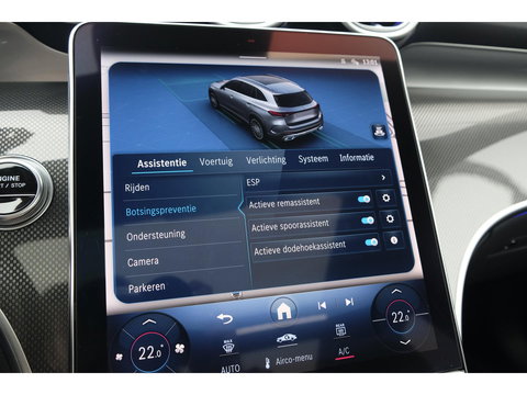 Mercedes-Benz GLC GLC400e 381pk AMG Panoramadak *BTW* Luchtvering 4-wielbesturing Burmester3d Stoelkoeling Night pakket 20" LMV BOMVOL!!!