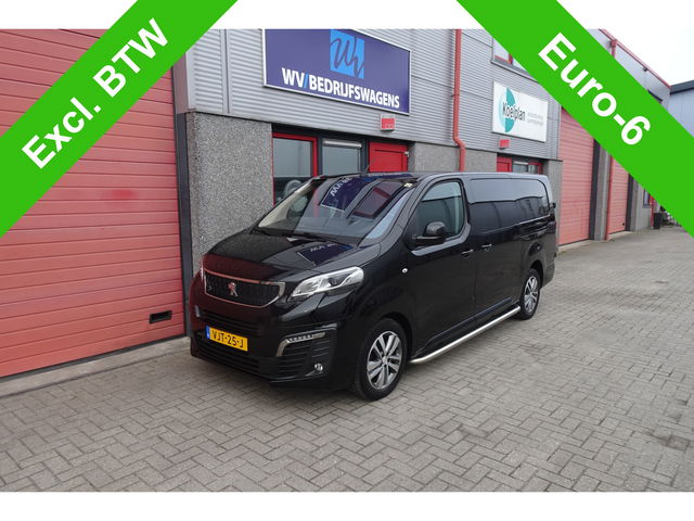 Peugeot Expert - 2.0 BlueHDI 180 Long Asphalt DC 6 pers 2 x schuifdeur automaat