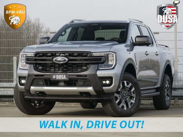 Ford Ranger - 2.3 Double Cab Wildtrak PHEV  | Plug-in Hybrid | Iconic Silver Getoonde accessoires zijn verkrijgbaar tegen meerprijs