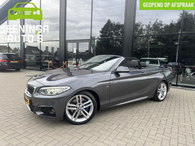 BMW 2 Serie - Cabrio 220i M pakket |Clima|Stoelverwarming|Trekhaak|Leer|Navi