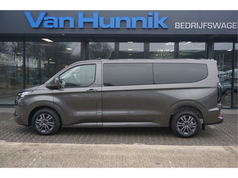 Ford Transit Custom 320L 2.5 PHEV 233PK Dubbel Cabine Limited PRIJS INCL. BPM !! 13" Navi, Adap. Cruise, Camera, 17" LM, Trekhaak!! NR. HYBDC1
