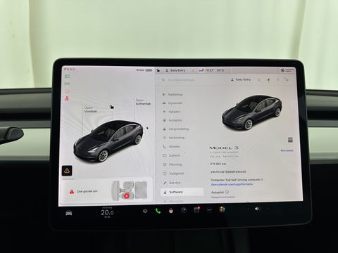Tesla Model 3 ⚠️HV-BATTERY-DEFECT⚠️ Long Range AWD 75 kWh [ 3-Fase ] {SOH-86%} (INCL-BTW) Aut. *PANO | AUTOPILOT | LEATHER | KEYLESS | FULL-LED | MEMORY-PACK | TOPVIEW | DAB | CARPLAY | DIGI-COCKPIT | LANE-ASSIST | COMFORTSEATS | 19"ALU*