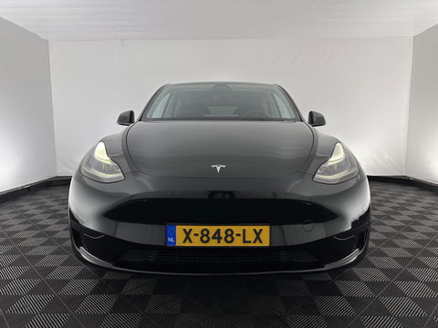 Tesla Model Y RWD 58 kWh [ 3-Fase ] {SOH-93%} (INCL.BTW) Aut. *PANO | AUTO-PILOT | LEATHER | NAVI-FULLMAP | MATRIX-LED | KEYLESS | CAMERA | DAB+ | HEATED-COMFORTSEATS | PRIVACYGLASS | TOPVIEW | 19''ALU*