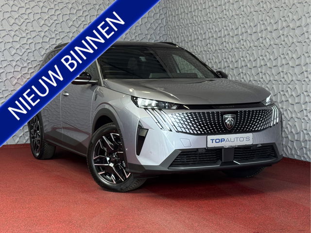 Peugeot 5008 - 1.2 HYBRID 145 GT GLAZENDAK 7PERS STOEL/STUUR VERW. ELEK.KLEP LED 7P 7 Persoons