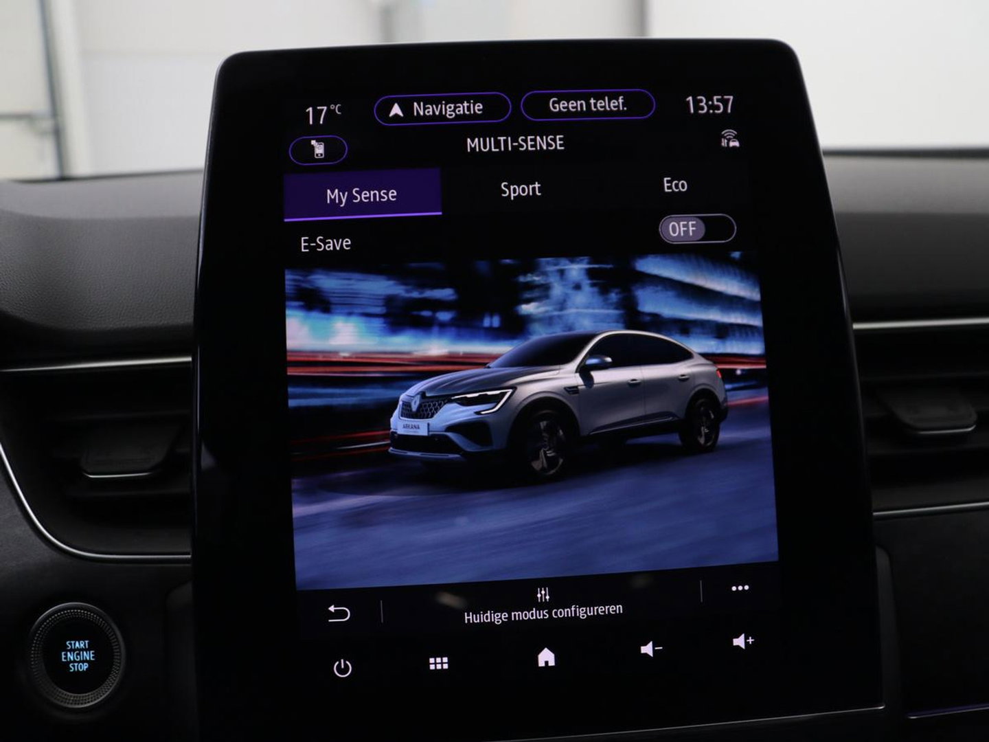 Renault Arkana 1.6 E-Tech full hybrid 145 esprit Alpine | Origineel NL | Leder/Alcantara | Stoelverwarming | 360 Camera | Adaptive cruise | BOSE Sound | Carplay | Navigatie | 19'' | Sfeerverlichting