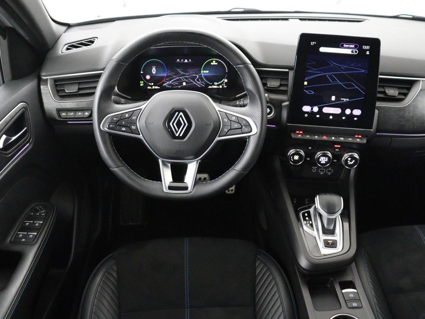 Renault Arkana 1.6 E-Tech full hybrid 145 esprit Alpine | Origineel NL | Leder/Alcantara | Stoelverwarming | 360 Camera | Adaptive cruise | BOSE Sound | Carplay | Navigatie | 19'' | Sfeerverlichting