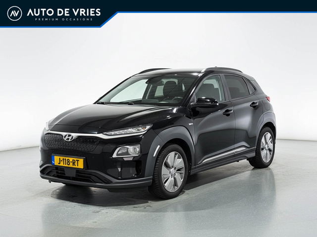 Hyundai Kona - EV Premium 64 kWh | SOH 100% | Zwart leder | Camera | Trekhaak