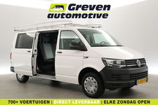 Volkswagen Transporter - 2.0 TDI 140PK L2H1 | DC | 6 Zits | Airco | Carplay | Navi | Imperiaal | Trekhaak